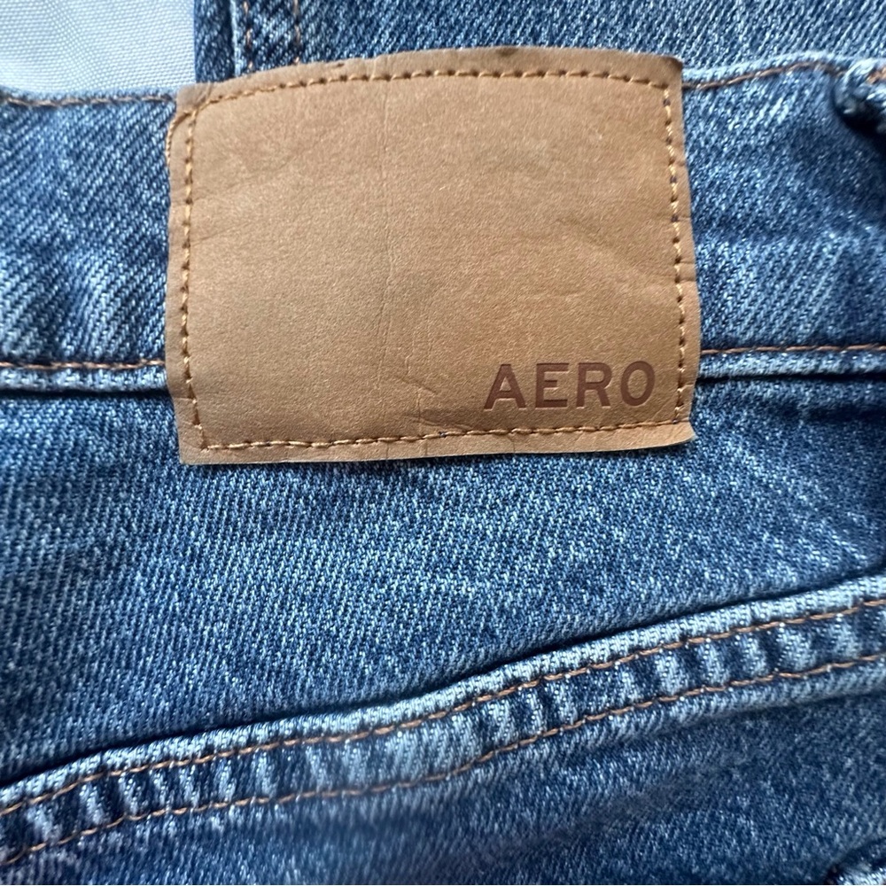 Aeropostale‎ High Rise Flare Denim Jeans Women’s 8 Medium Wash Inseam 27” Aero - Picture 8 of 14